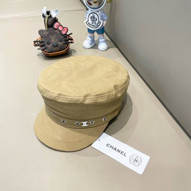 Chanel Chanel Peaked Cap Women's New Beret Star Navy Cap Japanese Y2K Hot Girl F