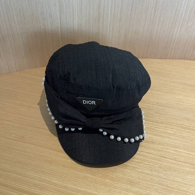 Dior new Korean style autumn new style with pearl ladies beret hat