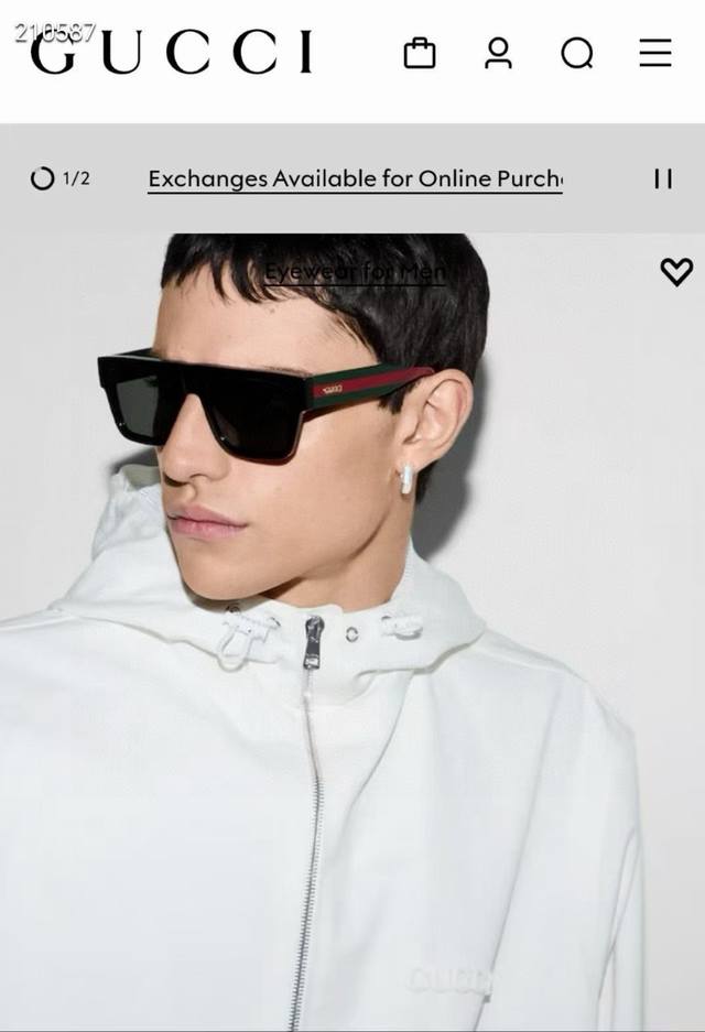 Gucc*Model: Gg1868S Size: 51 ports 19-145