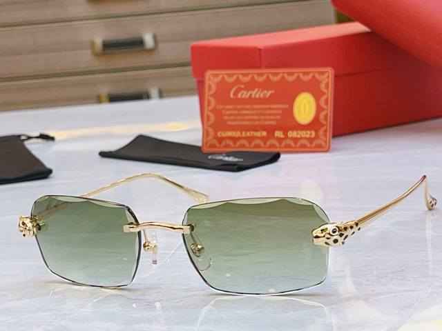 Cartie* Cartier* new sunglasses, Mod:Ct0494O, Size:56