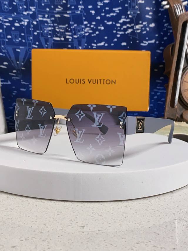 Louisvuittion Louis Vuitton 2025 new Korean version fashion frameless cut edge l