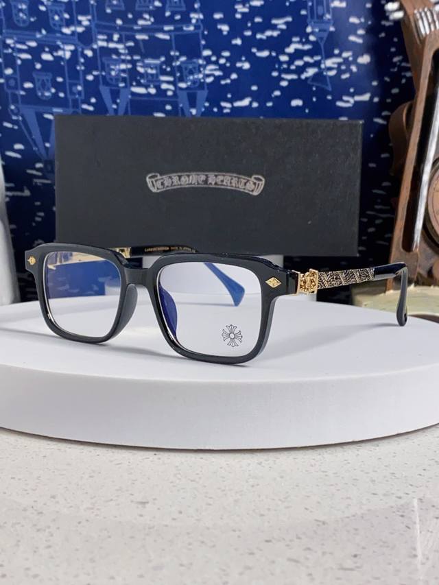 Chrome Hearts 2025 new retro plate large frame plain fashion high quality unisex