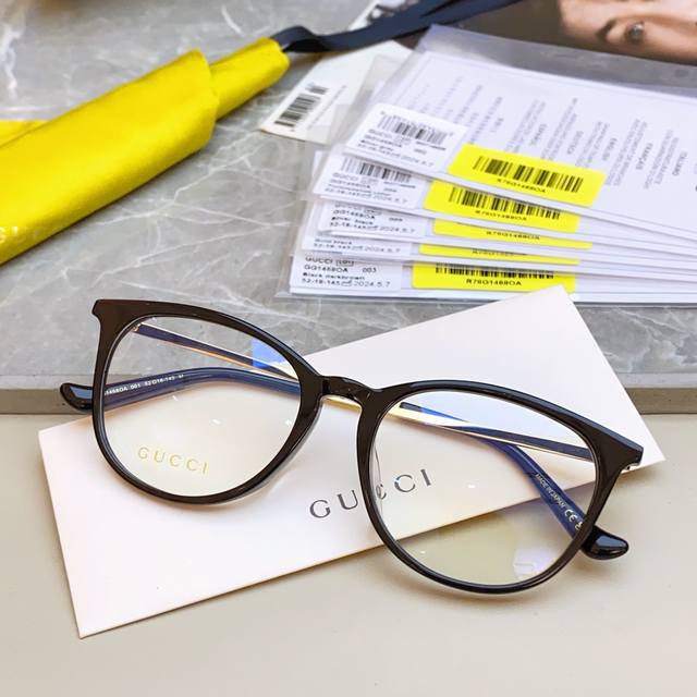 Gucc* Gucci new optical frame, Model: Gg1468Oa, Size: 52mm 18-145