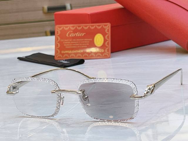 color change, Cartie* Cartier* new sunglasses, Ct06122W, Size: 52 20-135