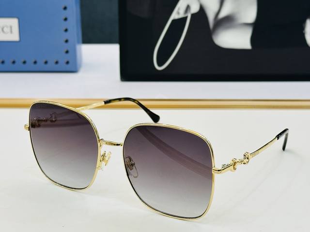 gucc* Gujia Gg0879S Size: 61 mouth 18-140 original sunglasses stylish and beauti