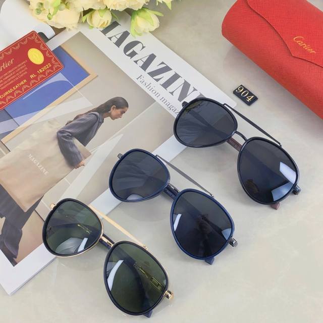 Cartier super cool high-definition polarized sunglasses for men high-end cool su