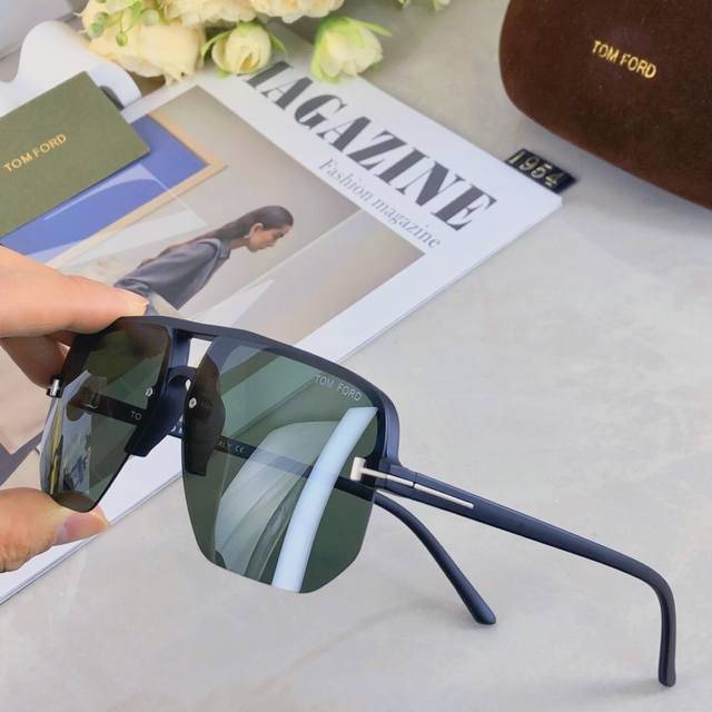 Tomford Tom Ford sunglasses large square fashion simple classic sunglasses pilot