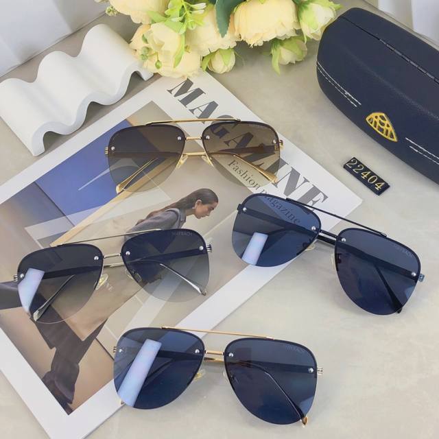 Maybach 2025 summer new sunglasses men's cycling driving sun protection fashion