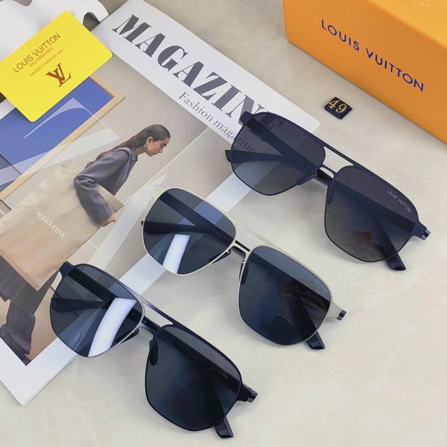 Louis Vuitton summer new polarized sunglasses for men European and American tren