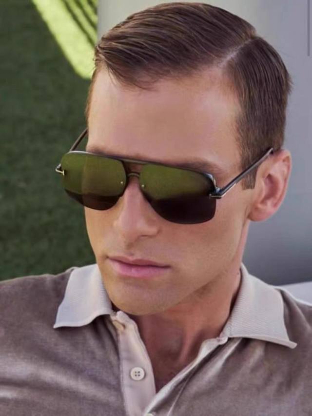 Tom Ford super cool aviator sunglasses 2025 new men's driving sunglasses summer