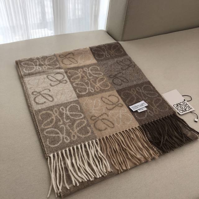 Loewe* scarf, a super-hot and hard-to-find item last year. 90% wool, 10% cashmer