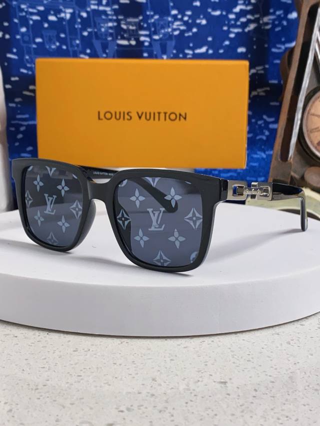 Lv Louis Vuitton 2025 new European and American fashion sunglasses plain mirror