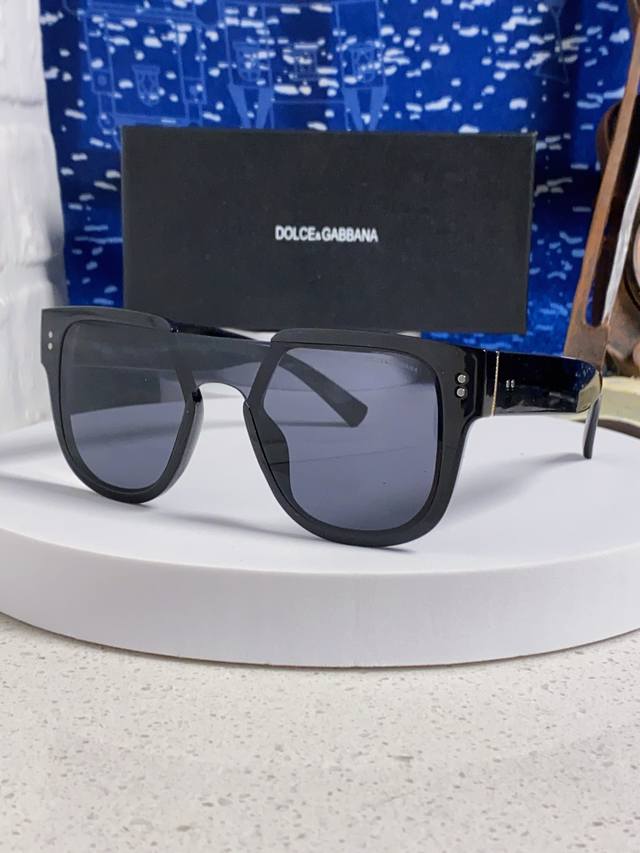 Dolce&Gabbana 2025 Dg European and American high-end men and women square frame