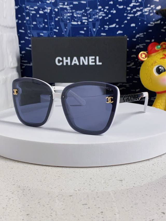 Chanel Chanel 2025 new men's and women's universal sunglasses sports European an