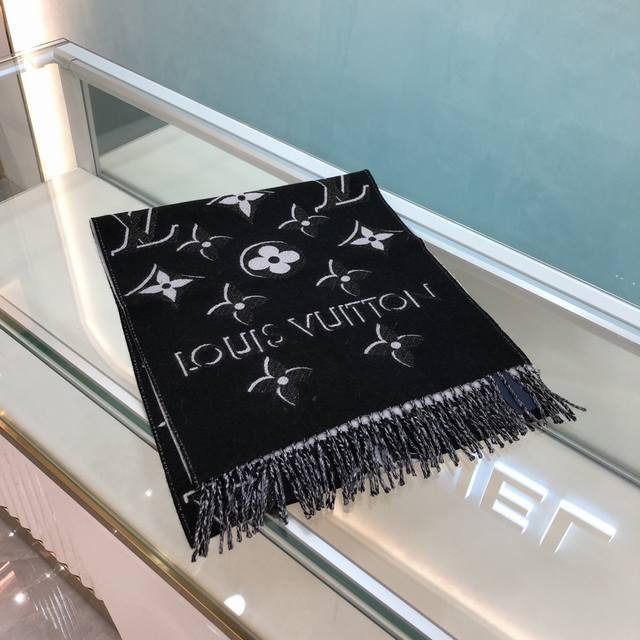 L Gold thread double-sided scarf The latest counter official website synchronize