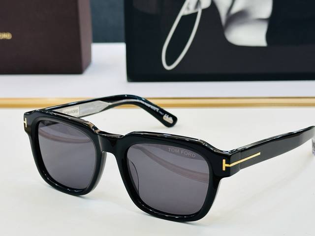tom For*Tom Model: Ft1226 Size: 51 20-140 Fashion frame acetate sunglasses 1:1 C