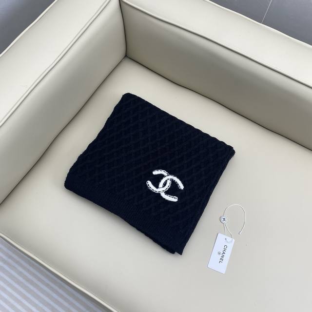 Chanel classic diamond pattern design with double C classic new cashmere knitted