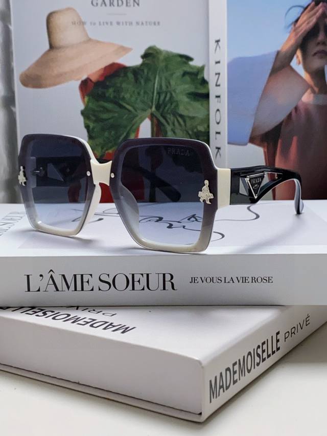 prada Prada 2025 new fashion women's big brand sunglasses polarized sunglasses w