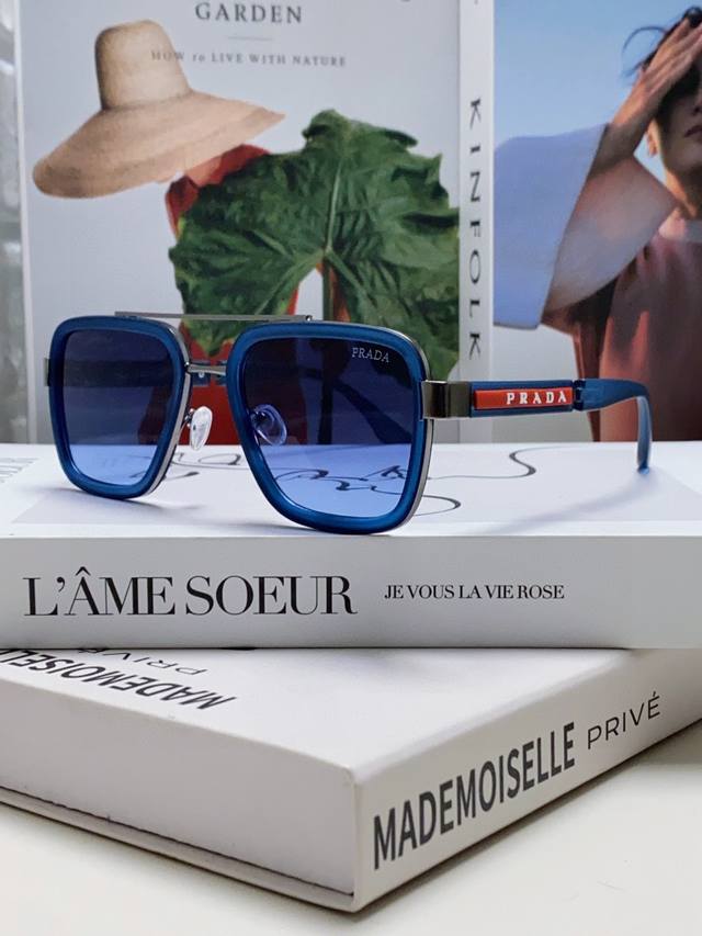 prada Prada 2025 new trend sunglasses anti-ultraviolet aviator sunglasses drivin