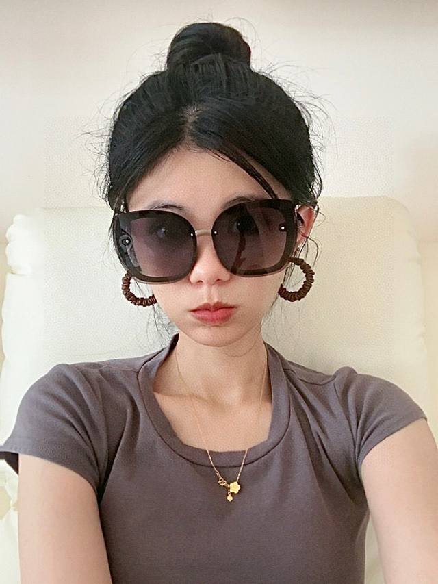 Chanel 2025 Spring New Trendy Fashion Round Frame Sunglasses High Quality Comfor