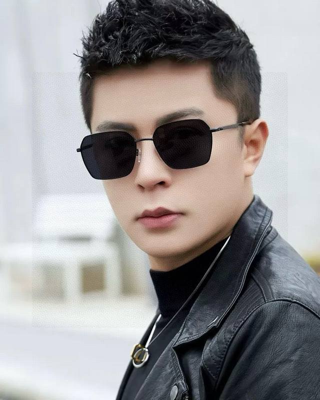 Gucci Men's Colorful Aviator Polarized Sunglasses Material: HD Nylon Thickened C