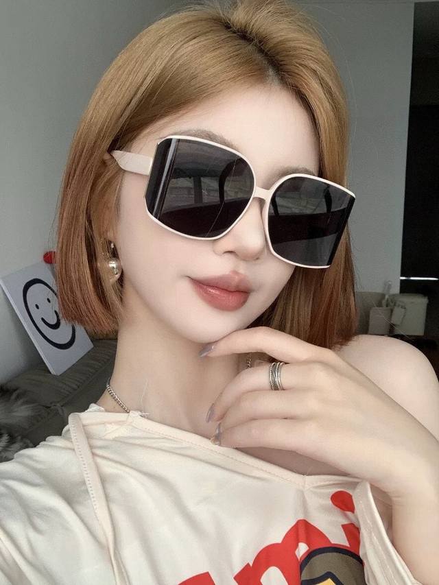 Gucci-Polarized Sunglasses 2025 Spring New Trend Hot Style Fashion Round Frame P