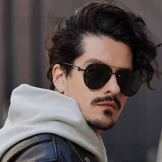 Cartier polarized sunglasses for men and women. Two-tone paint finish. Imported