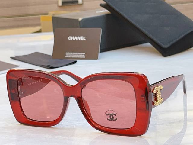 Chane* Chanel new sunglasses, Model: Ch5555, Size: 54 19-145