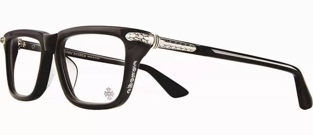 Original custom! Chrome Heart Temperamental simple small square frame frame side