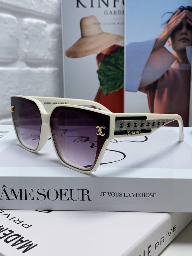 Chanel Chanel 2025 Xiaoxiang high-definition anti-ultraviolet sunglasses women's