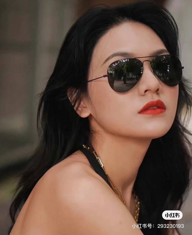 Rayba* Retro metal double beam European and American style hot girl sunglasses f