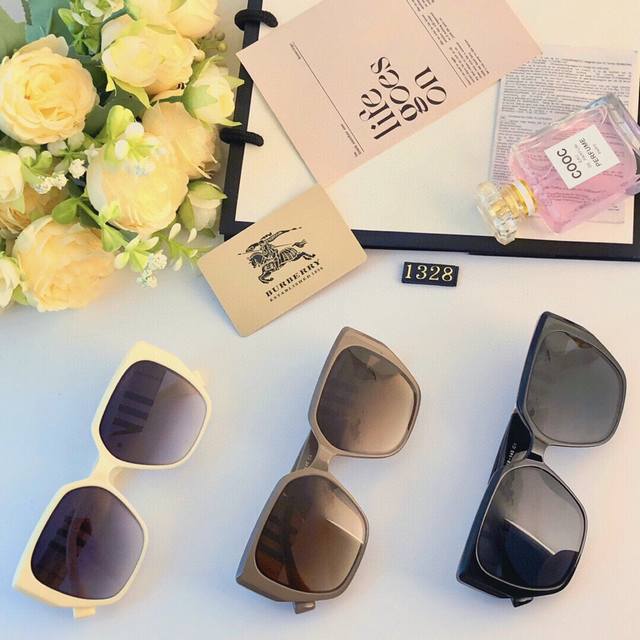 Burberr* High-end European style full sunglasses with various styles Retro sungl
