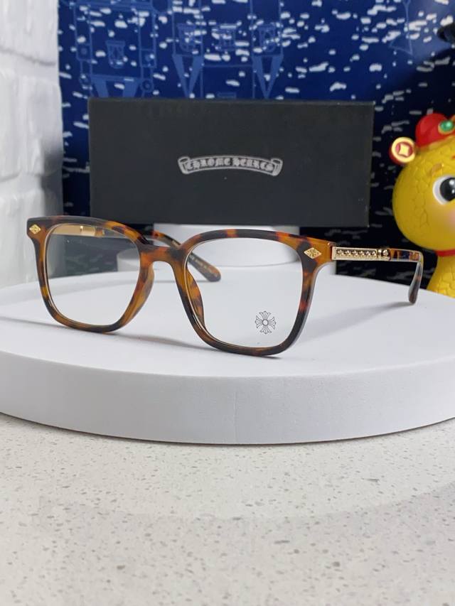 Chrome Hearts 2025 new sunglasses for men and women, square frame, plain glasses