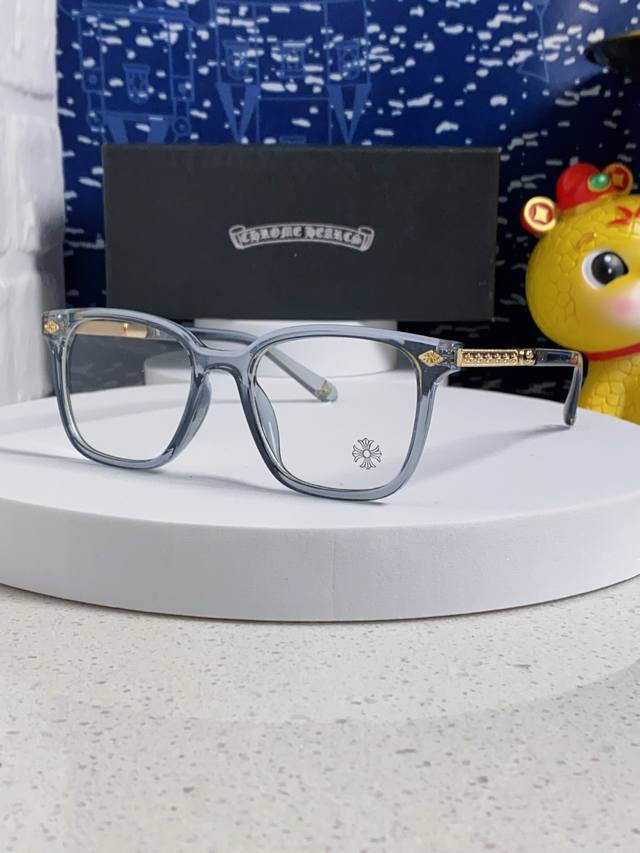 Chrome Hearts 2025 new sunglasses for men and women, square frame, flat mirror,