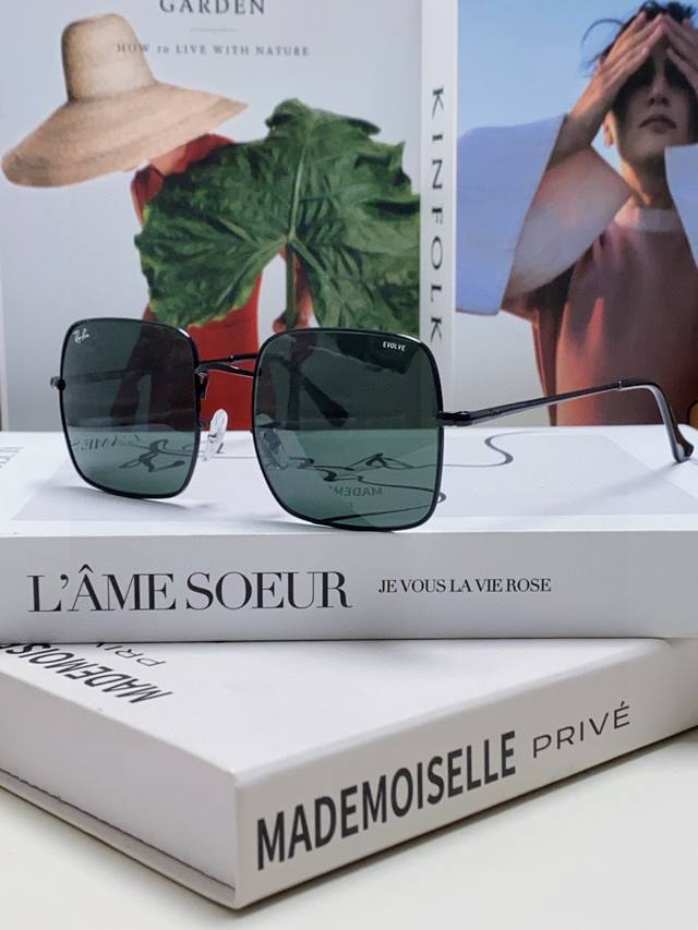 Rayban men's and women's Rb1971 square metal sunglasses high quality