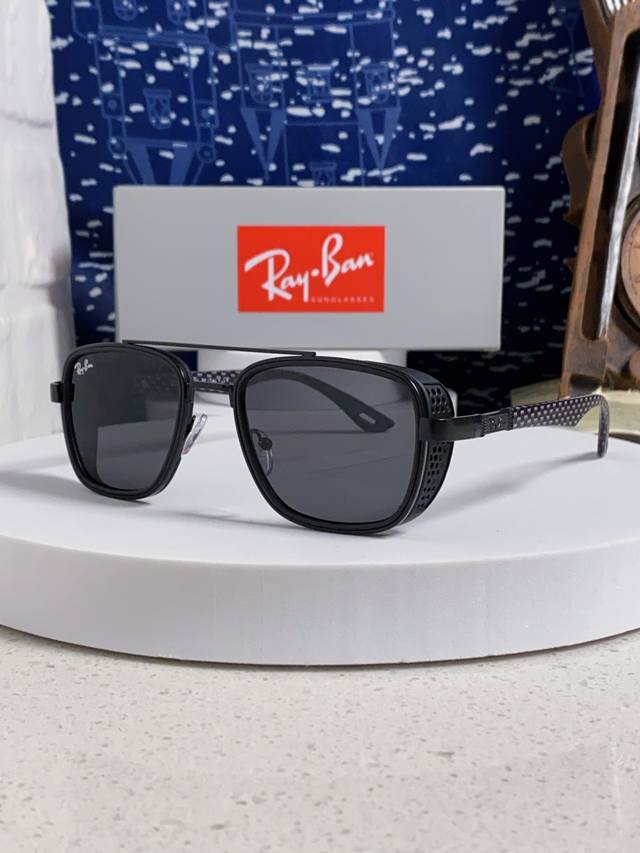 Rayban 2025 new foreign trade metal Ins style square fashion personality large f