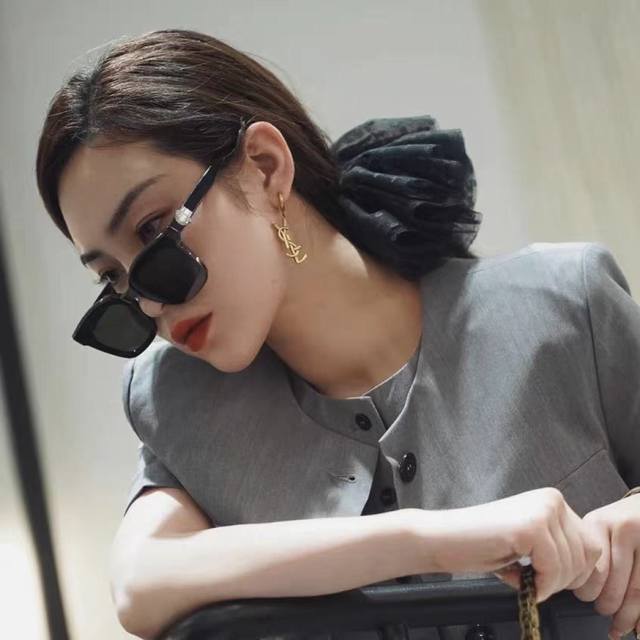 Gentle Moster Gm 2025 new Gm Monogram co-branded square frame plain face-slimmin