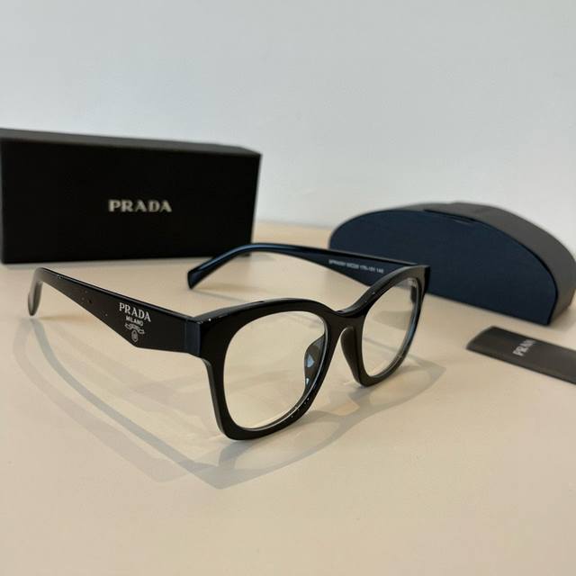 Prada sunglasses, plain glasses, blue light blocking optical glasses