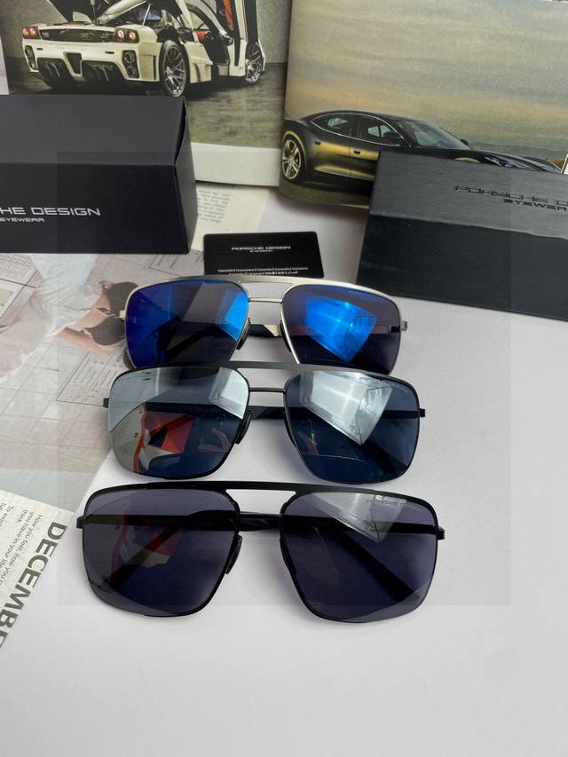 New model brand: Porsche high-quality men's and women's original square frame s
