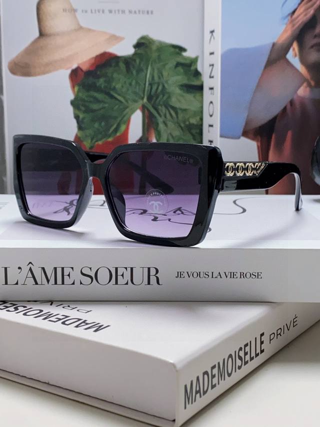 Chanel Chanel fashion sunglasses lenses top luxury high quality [kiss] temperame