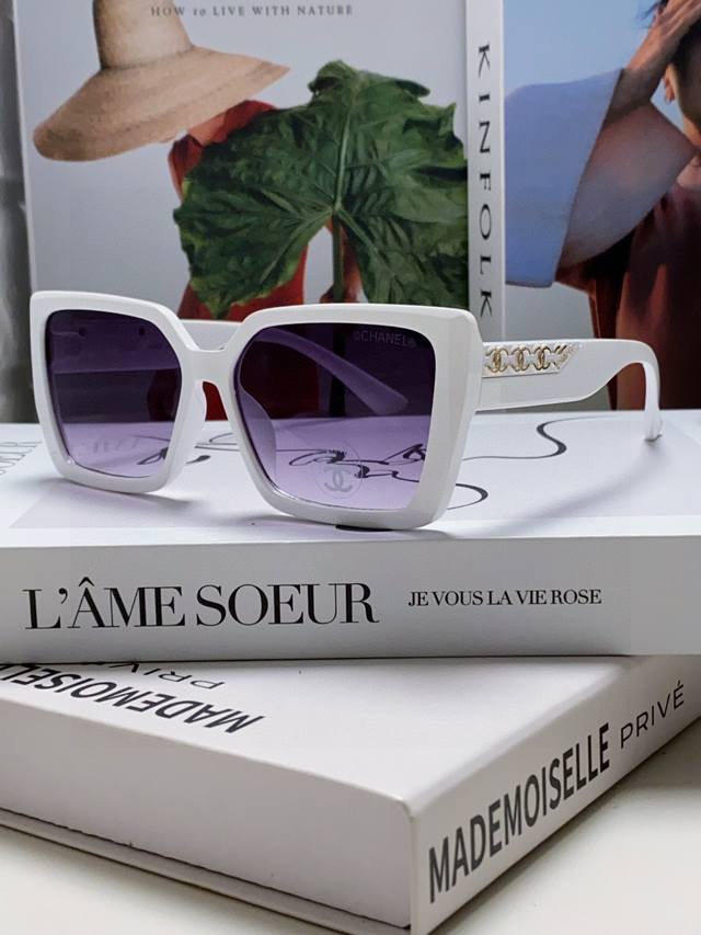 Chanel Chanel fashion sunglasses lenses top luxury high quality [kiss] temperame