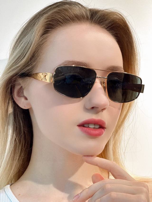 Celine 2025 latest hot-selling Xiaohongshu trend Arc de Triomphe sunglasses vers