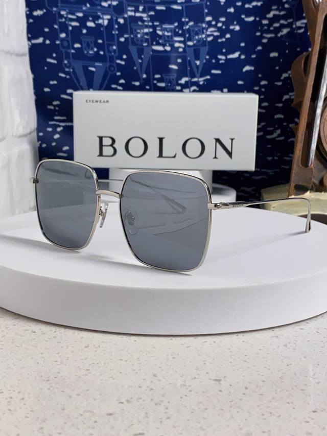 Bolon Tyrannosaurus 2025 new square high-quality metal frame sunglasses fashiona