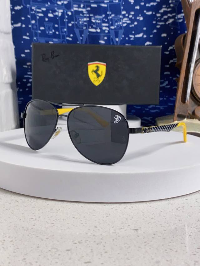 Rayban sunglasses Ferrari style men and women all-match aviator sunglasses Rb831