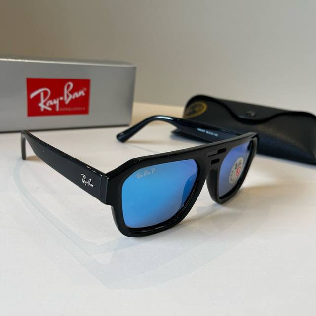 Ray-Ban trendy sunglasses for men and women, glass lens model Rb4397