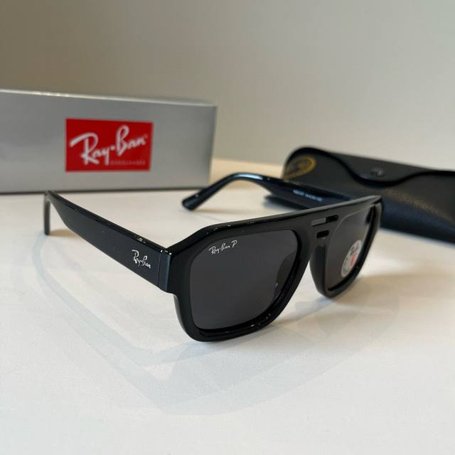 Ray-Ban trendy sunglasses for men and women, glass lens model Rb4397