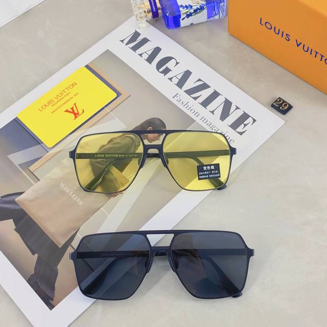 Louis Vuitto*Special nylon polarized sunglasses for driving and fishing, high-en