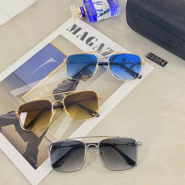 Chrome Hearts new glasses frame men and women retro versatile double beam squar