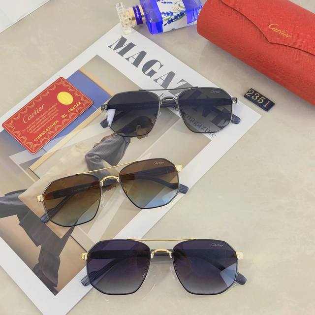 Cartie* new sunglasses Qing trend sunglasses fashion mirror travel leisure frog