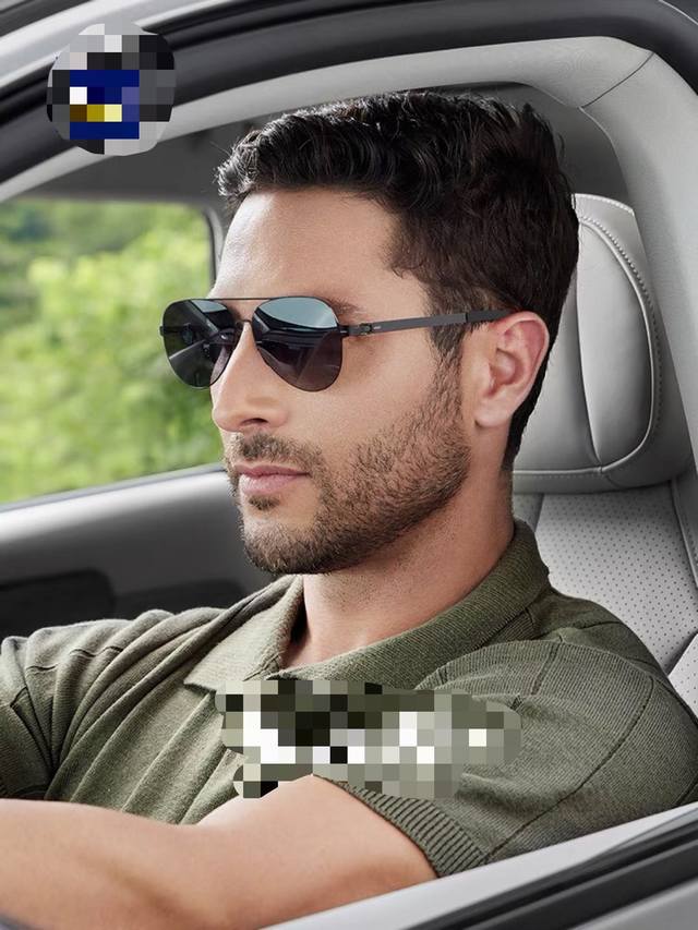 Louis Vuitto* classic retro sunglasses for men, simple and versatile aviator pol